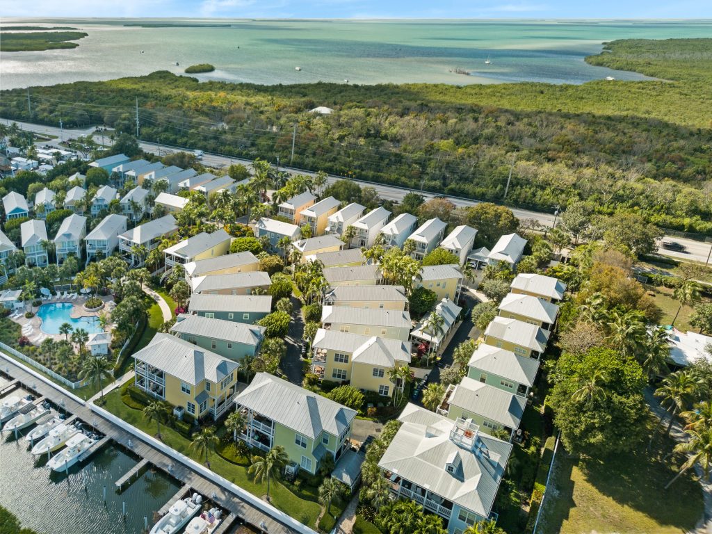 Angler's Reef Resort aerial view.